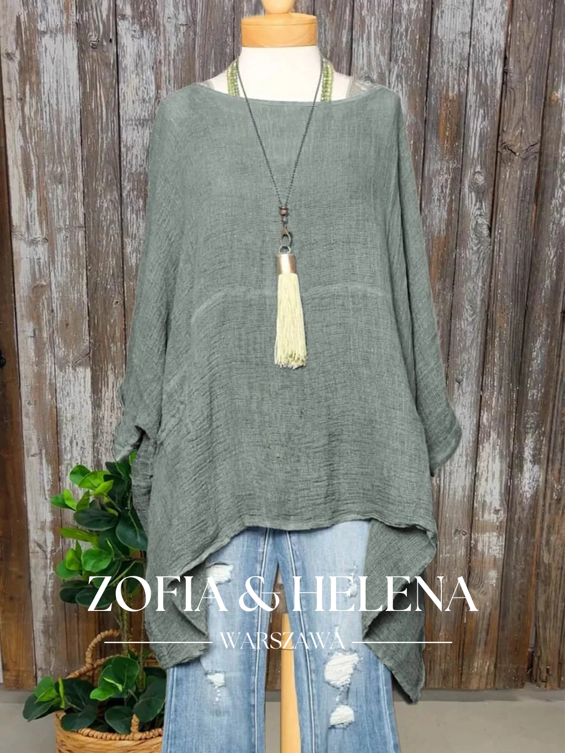 Damska Bluzka z Kieszeniami