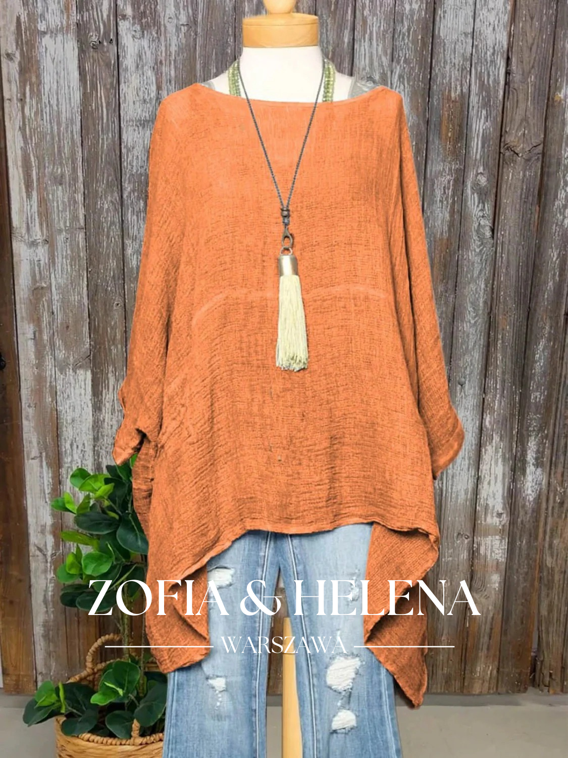 Damska Bluzka z Kieszeniami