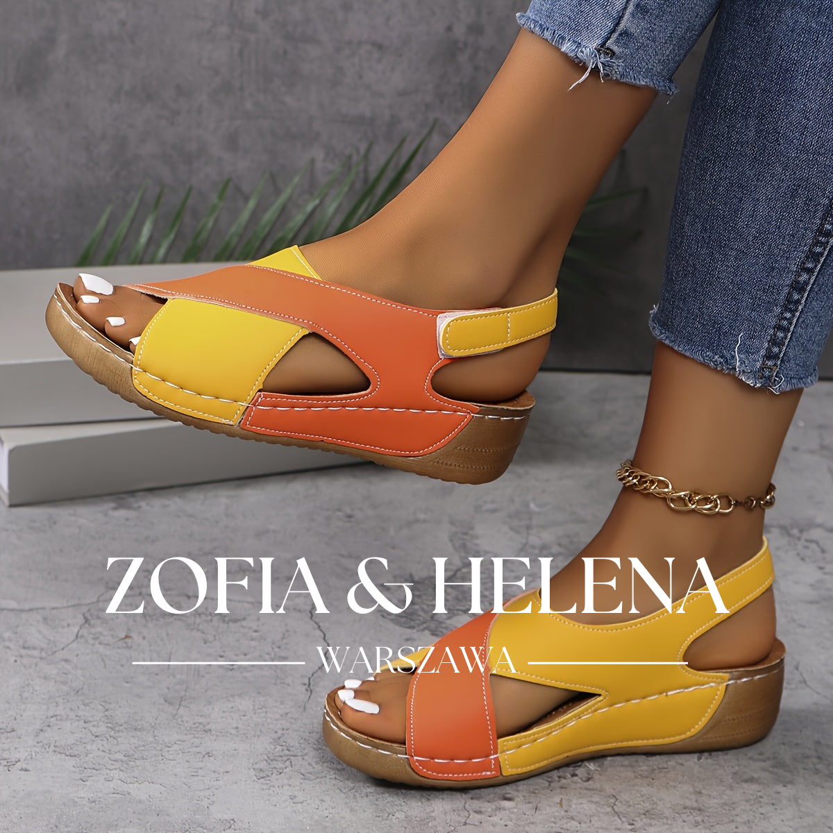 Laura | Ultra Wygodne Sandały Ortopedyczne