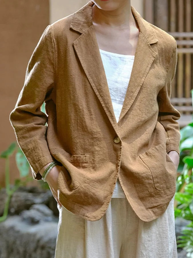 Kobiecy Bawełniany Jednolity Kolorowy Casualowy Garnitur