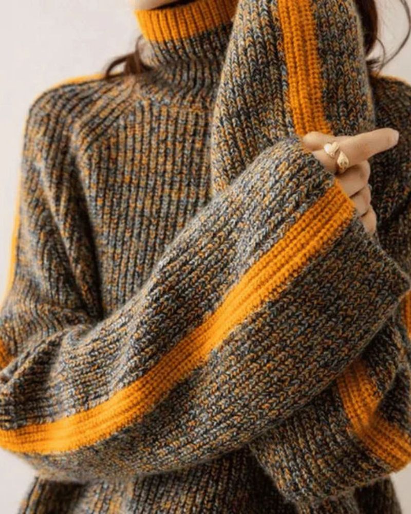 AMEI - MODNY SWETER Z KOLNIKIEM