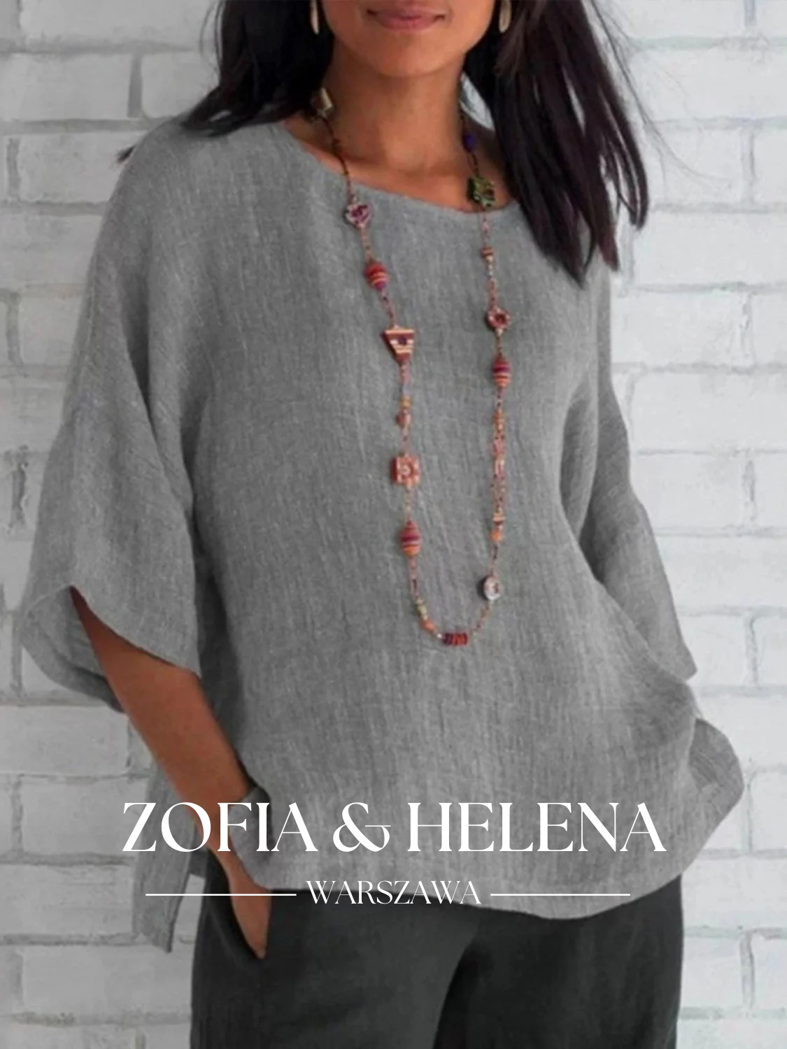 Koszulka z okrągłym dekoltem