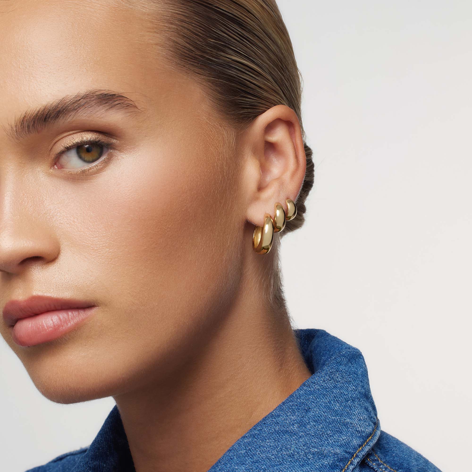 Rue Statement Hoops | Złoto