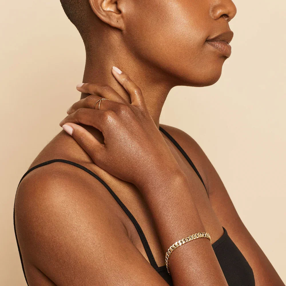 Bransoletka Cuban Estate | Złota