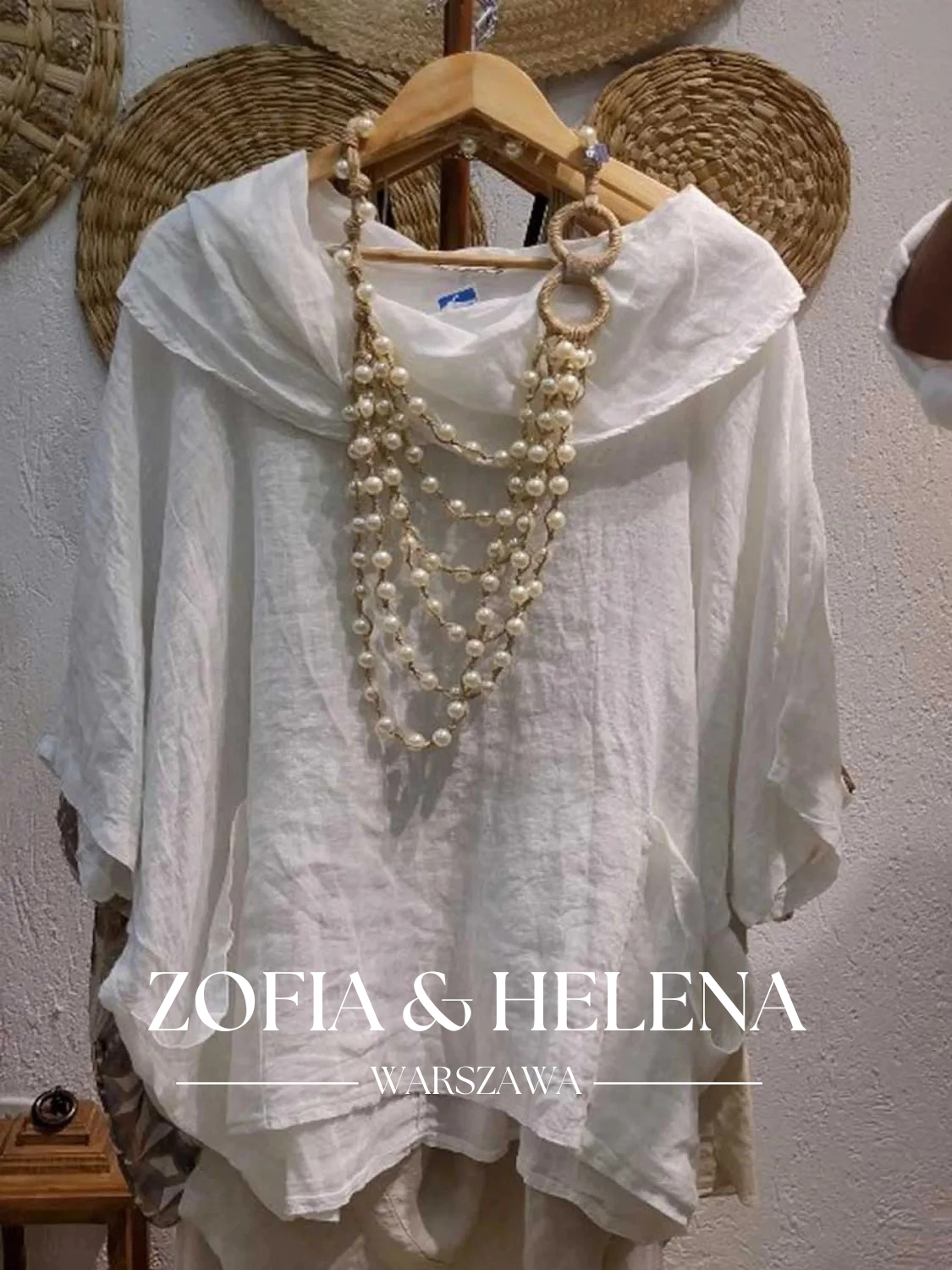 Damska bluzka z dekoltem w szpic, 3/4 rękaw, wygodna, casualowa, z kieszeniami