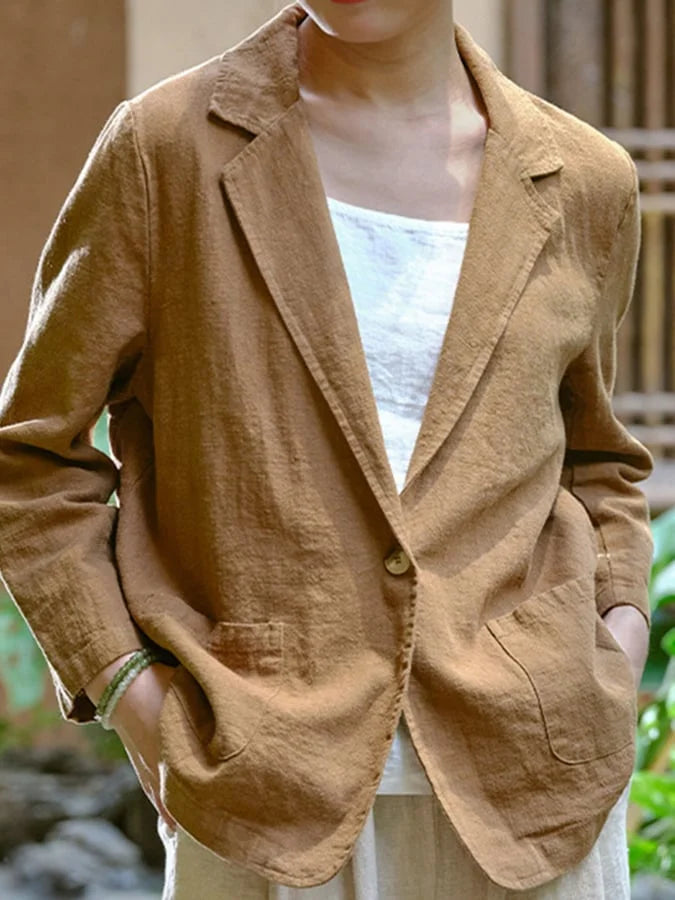 Kobiecy Bawełniany Jednolity Kolorowy Casualowy Garnitur