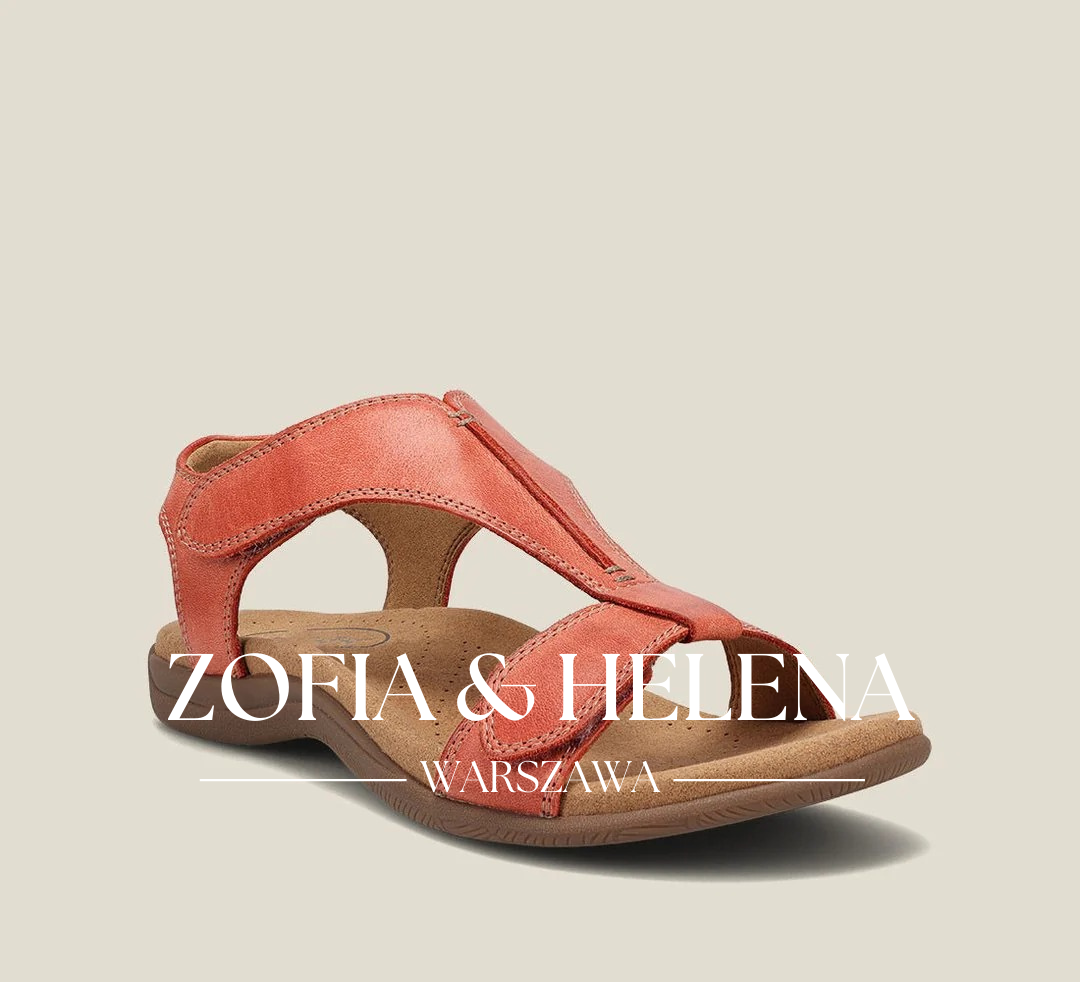 Giulia - Casualne skórzane sandały ortopedyczne