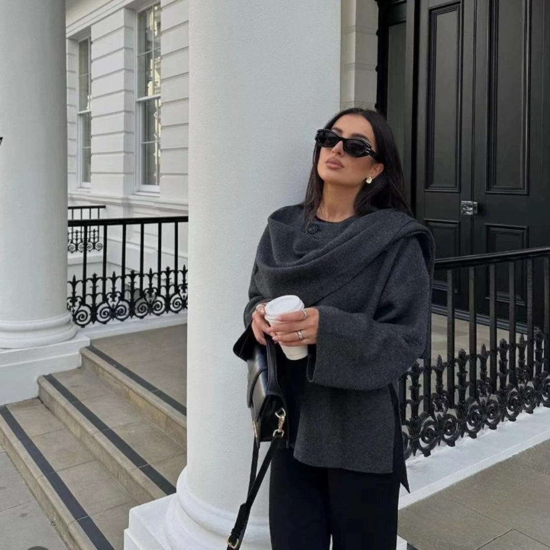 Kaleide™ | Elegancki płaszcz z wysokiej jakości materiału