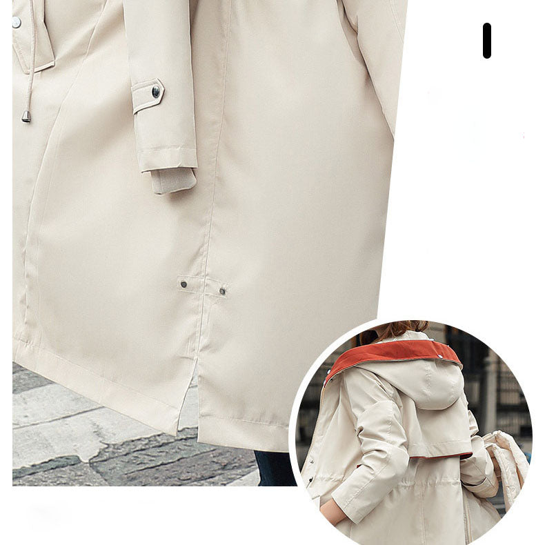 Frostra™ - Kurtka Zimowa Damska z Kapturem i Miękkim Kołnierzem